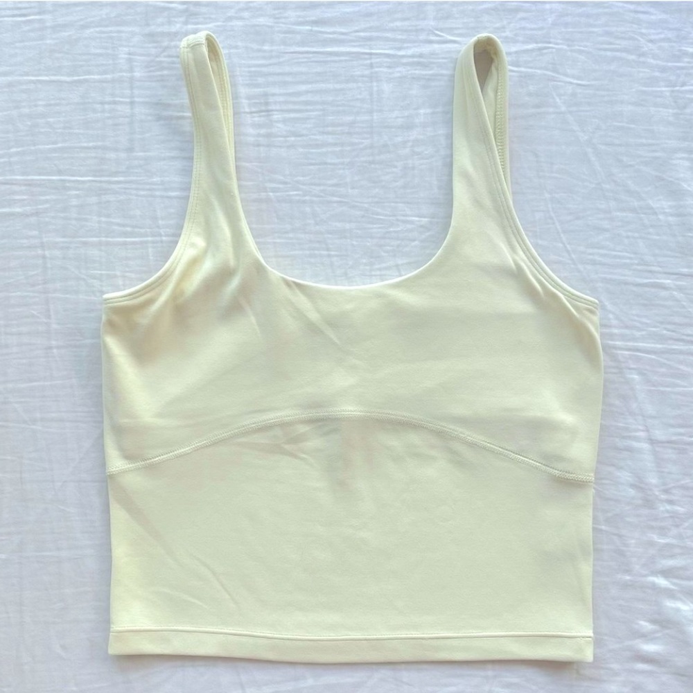 TNA BUTTER scoop neck with built in sports bra